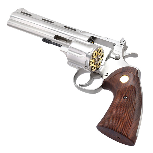 Ersatzteilset King Arms .357 Python 6 Zoll Revolver Vollmetall Gas 6mm BB Chrome-Finish Bild 7