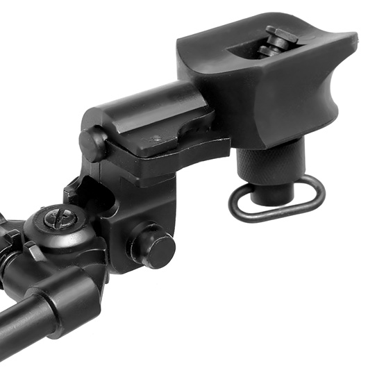 Nuprol L96-Style Sniper Zweibein mit Sniper-Halterung 185 - 265 mm schwarz Bild 2