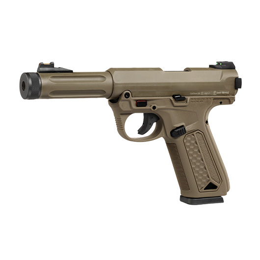 Action Army AAP-01 Assassin Pistol Polymer GBB 6mm BB Flat Dark Earth