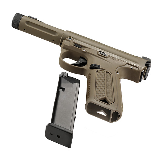 Action Army AAP-01 Assassin Pistol Polymer GBB 6mm BB Flat Dark Earth Bild 6