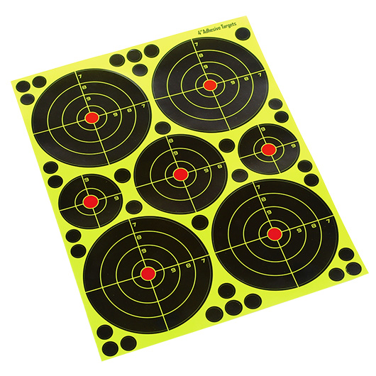 Combat Zone 4 Zoll Vision Targets Zielscheiben Set - 10 Stck Bild 2