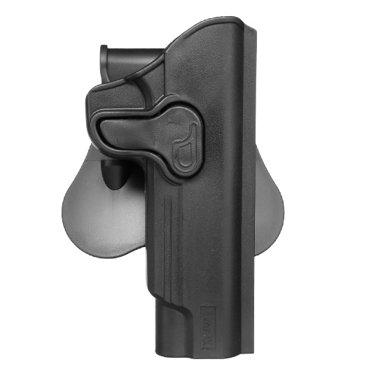 Amomax Tactical Holster Polymer Paddle fr M1911 Pistolen Rechts schwarz