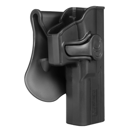Amomax Tactical Holster Polymer Paddle fr Glock 17 / 22 / 31 Rechts schwarz Bild 1