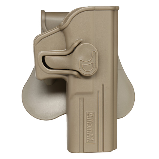 Amomax Tactical Holster Polymer Paddle fr Glock 17 / 22 / 31 Rechts Flat Dark Earth