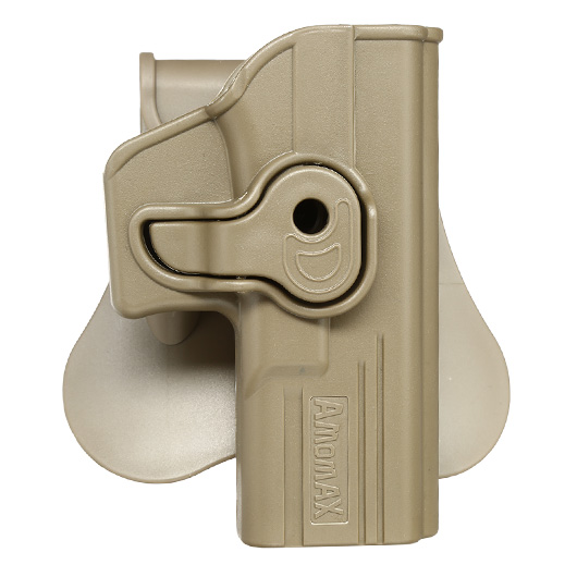 Amomax Tactical Holster Polymer Paddle fr Airsoft G-Modelle Rechts Flat Dark Earth