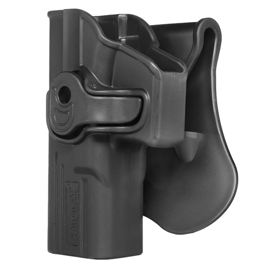 Amomax Tactical Holster Polymer Paddle fr Airsoft G-Modelle Links schwarz Bild 1