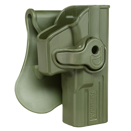 Amomax Tactical Holster Polymer Paddle fr Airsoft G-Modelle Rechts oliv Bild 1