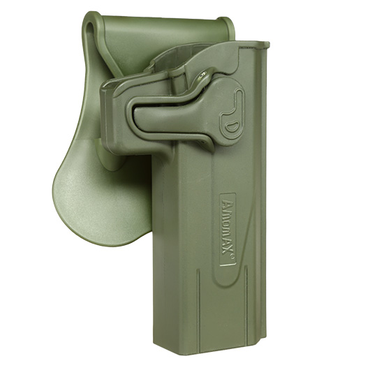 Amomax Tactical Holster Polymer Paddle fr STI Hi-Capa 2011 Rechts oliv Bild 1