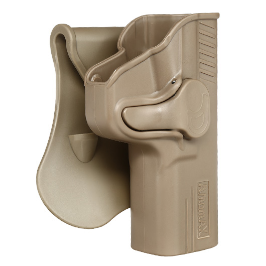 Amomax Tactical Holster Polymer Paddle fr S&W M&P 9mm Rechts Flat Dark Earth Bild 1