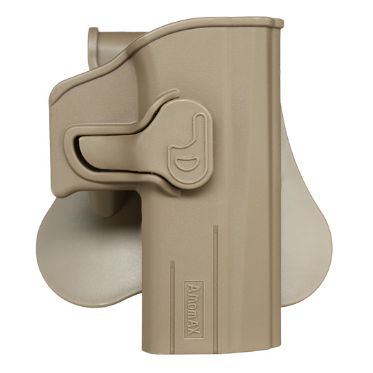Amomax Tactical Holster Polymer Paddle fr CZ P-07 / CZ P-09 Rechts Flat Dark Earth
