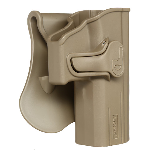 Amomax Tactical Holster Polymer Paddle fr CZ P-07 / CZ P-09 Rechts Flat Dark Earth Bild 1