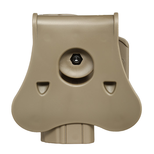 Amomax Tactical Holster Polymer Paddle fr CZ P-07 / CZ P-09 Rechts Flat Dark Earth Bild 5