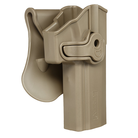 Amomax Tactical Holster Polymer Paddle Sig Sauer P320 Full Size Rechts Flat Dark Earth Bild 1