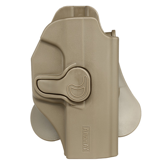 Amomax Tactical Holster Polymer Paddle fr Walther P99 Rechts Flat Dark Earth