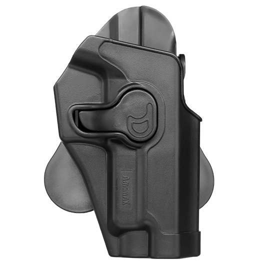 Amomax Tactical Holster Polymer Paddle für Sig Sauer P220 Serie Rechts schwarz