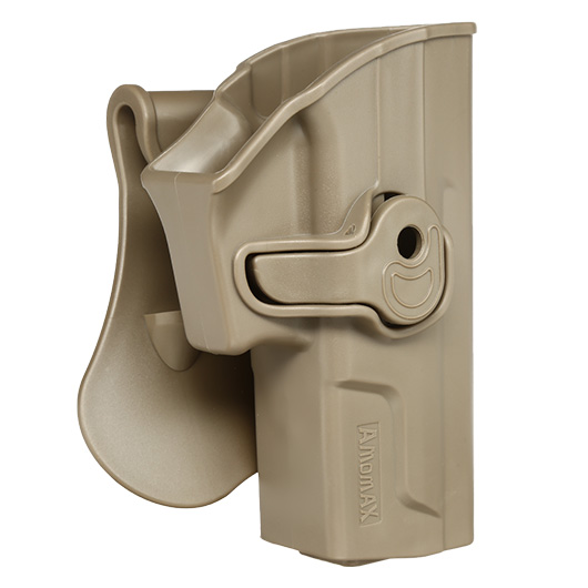 Amomax Tactical Holster Polymer Paddle fr Sig Sauer SP2022 Rechts Flat Dark Earth Bild 1