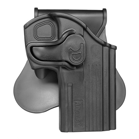 Amomax Tactical Holster Polymer Paddle fr CZ 75D Compact / Taurus 24/7 Rechts schwarz