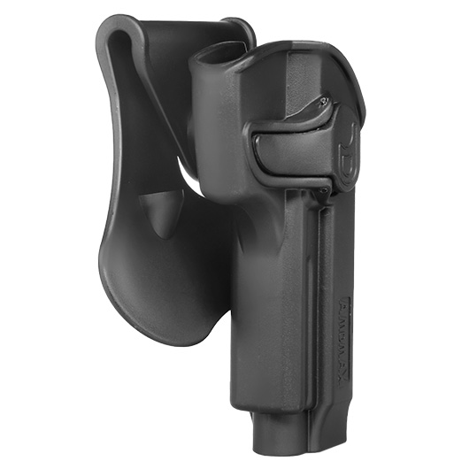 Amomax Tactical Holster Polymer Paddle fr Beretta 92 / 92F / M9 Rechts schwarz Bild 1