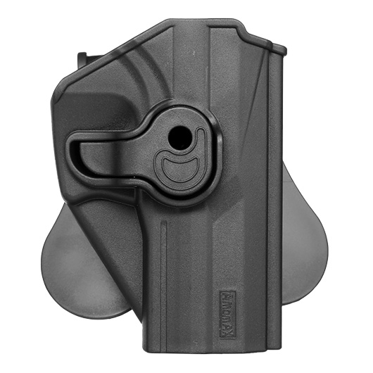 Amomax Tactical Holster Polymer Paddle fr H&K USP Serie / G&G GTP-9 Rechts schwarz