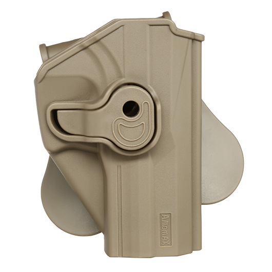 Amomax Tactical Holster Polymer Paddle fr H&K USP Serie / G&G GTP-9 Rechts Flat Dark Earth