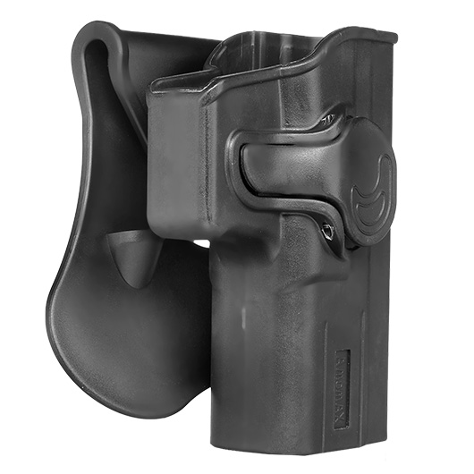 Amomax Tactical Holster Polymer Paddle fr Springfield XD40 Tactical / XD45 Rechts schwarz Bild 1