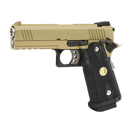 Wei-ETech Hi-Capa 4.3 Vollmetall GBB 6mm BB Tan / schwarz