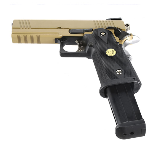 Wei-ETech Hi-Capa 4.3 Vollmetall GBB 6mm BB Tan / schwarz Bild 5