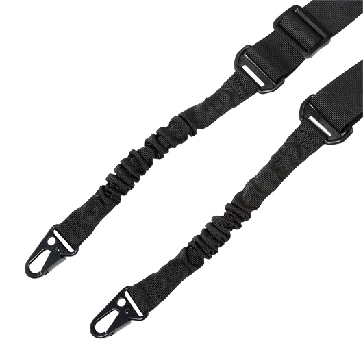Amomax 2-Punkt Tragegurt Dual Bungee Universal Tactical Type 1 schwarz Bild 1