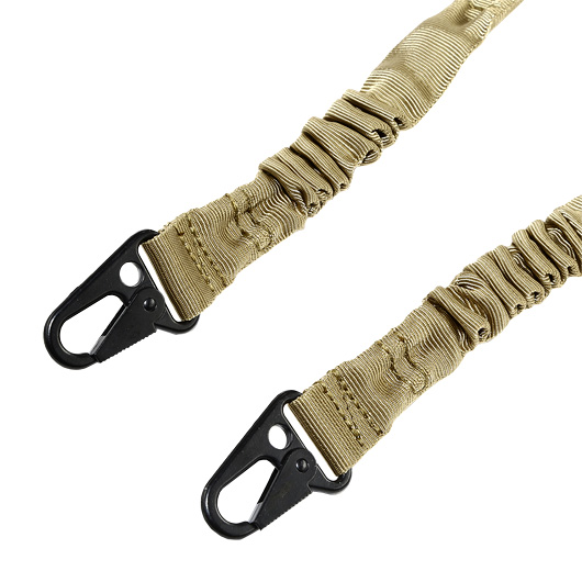 Amomax 2-Punkt Tragegurt Dual Bungee Universal Tactical Type 1 Coyote Brown Bild 2