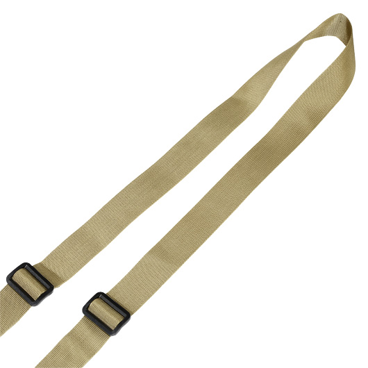 Amomax 2-Punkt Tragegurt Dual Bungee Universal Tactical Type 1 Coyote Brown Bild 4