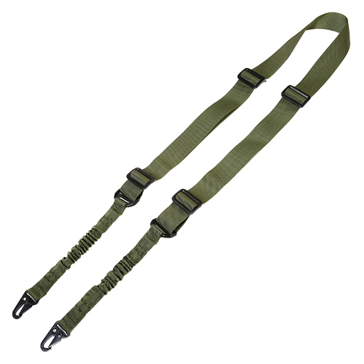 Amomax 2-Punkt Tragegurt Dual Bungee Universal Tactical Type 1 oliv