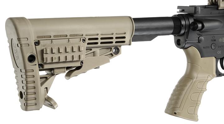 CAA Airsoft Division M4 Carbine Sportline S-AEG 6mm BB Desert Tan Bild 9