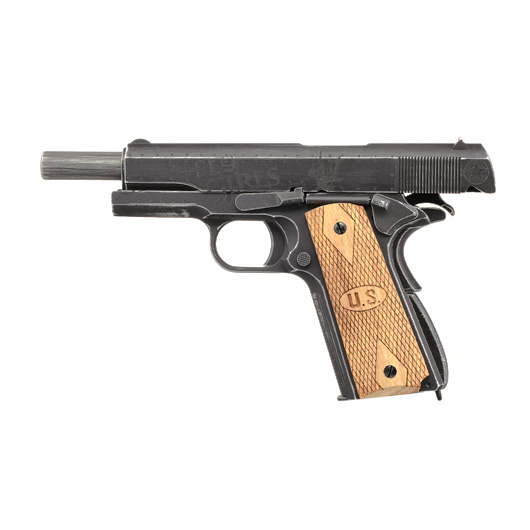 Cybergun / AWC Auto-Ordnance 1911 Fly Girls Vollmetall GBB 6mm BB Vintage-Black Bild 2