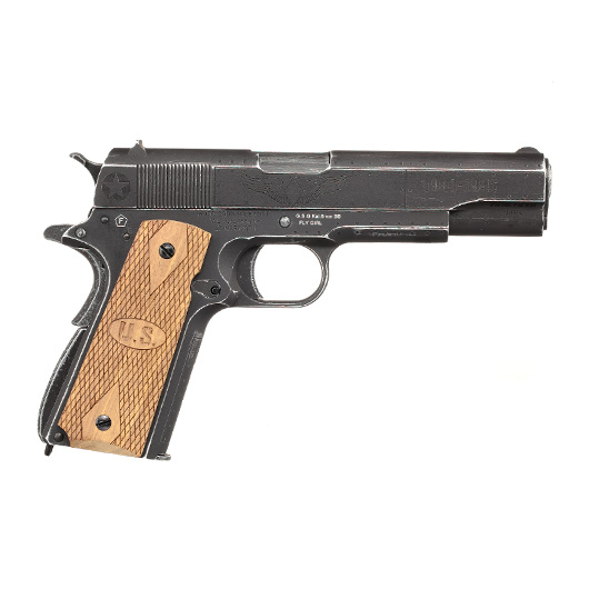 Cybergun / AWC Auto-Ordnance 1911 Fly Girls Vollmetall GBB 6mm BB Vintage-Black Bild 3