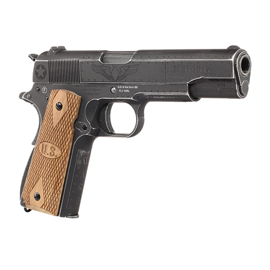 Cybergun / AWC Auto-Ordnance 1911 Fly Girls Vollmetall GBB 6mm BB Vintage-Black Bild 7