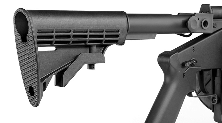 ICS MGL 40mm Airsoft Revolver-Granatwerfer Long Rail System Version schwarz - Short Barrel Bild 10