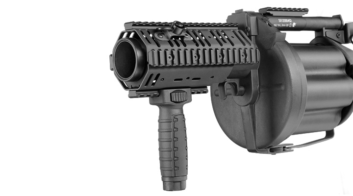 ICS MGL 40mm Airsoft Revolver-Granatwerfer Long Rail System Version schwarz - Short Barrel Bild 7