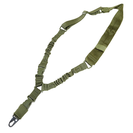 Amomax 1-Punkt Tragegurt Dual Bungee Universal HD Tactical gepolstert oliv