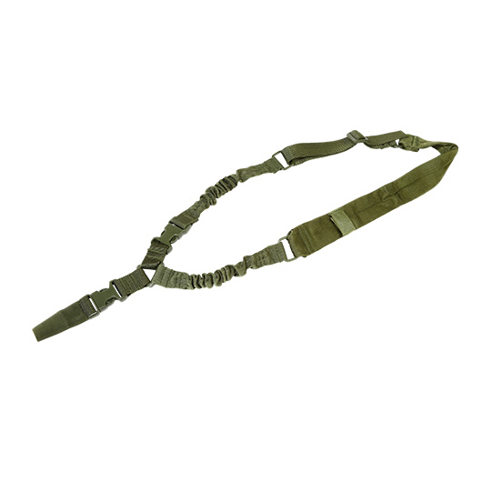 Amomax 1-Punkt Tragegurt Dual Bungee Universal HD Tactical gepolstert oliv Bild 1