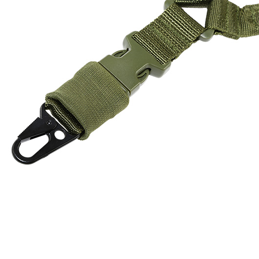 Amomax 1-Punkt Dual Bungee Universal HD Tactical Tragegurt gepolstert oliv Bild 2