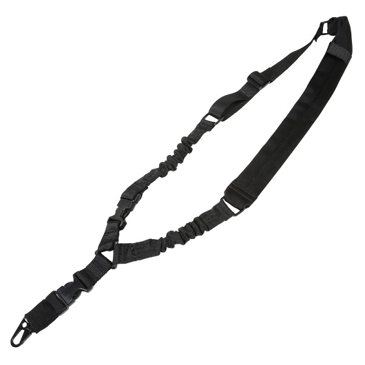 Amomax 1-Punkt Tragegurt  Dual Bungee Universal HD Tactical gepolstert schwarz