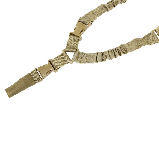 Amomax 1-Punkt Tragegurt Dual Bungee Universal HD Tactical gepolstert Coyote Brown Bild 3