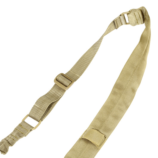 Amomax 1-Punkt Tragegurt Dual Bungee Universal HD Tactical gepolstert Coyote Brown Bild 4