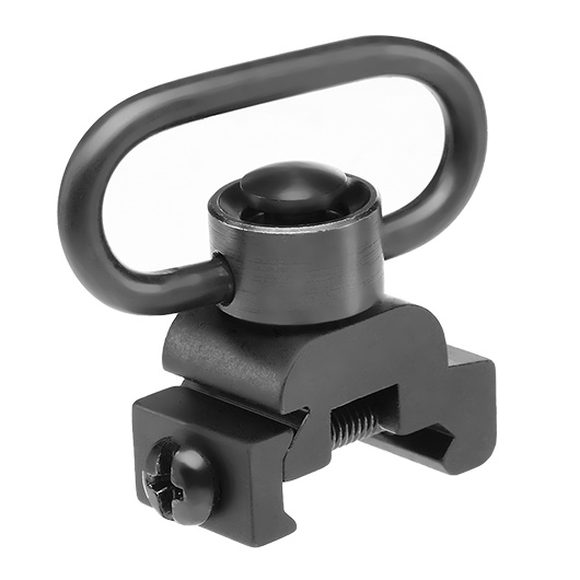 ICS KAC-Type Tragegurt Adapter inkl. QD Swivel f. 20 - 22mm Schienen schwarz