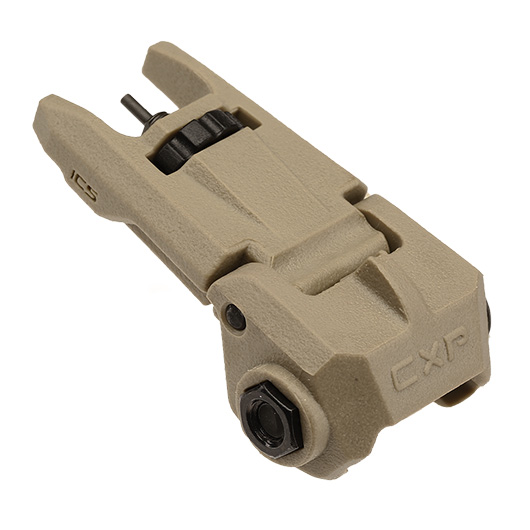 ICS CFS Polymer Flip-Up Front Sight f. 21mm Schienen Tan Bild 3