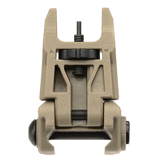 ICS CFS Polymer Flip-Up Front Sight f. 21mm Schienen Tan Bild 5