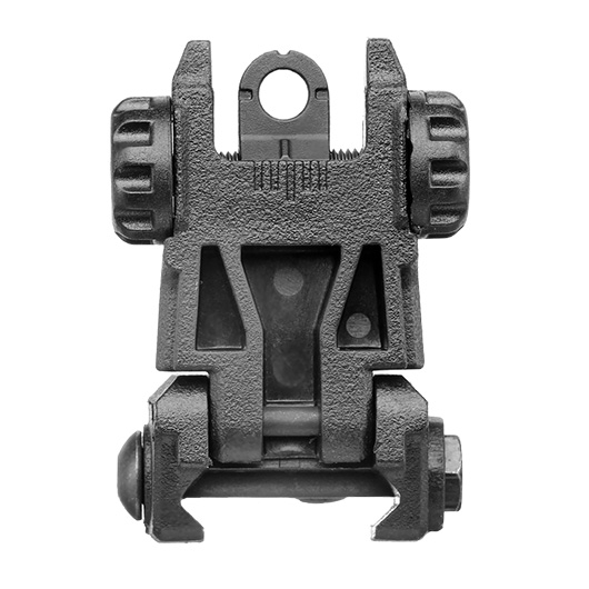 ICS CFS Polymer Flip-Up Rear Sight f. 21mm Schienen schwarz Bild 5