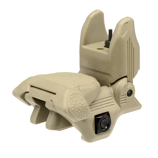 ICS CXP Polymer Flip-Up Front Sight f. 21mm Schienen Tan