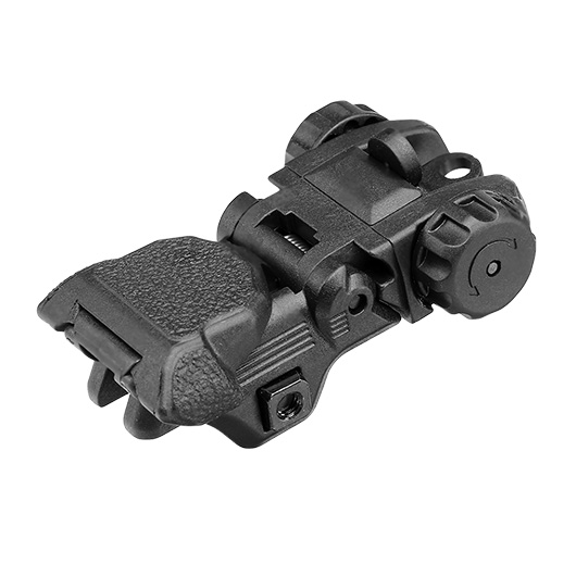 ICS CXP Polymer Flip-Up Rear Sight f. 21mm Schienen schwarz Bild 2