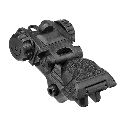 ICS CXP Polymer Flip-Up Rear Sight f. 21mm Schienen schwarz Bild 3